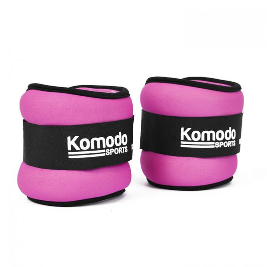 Neoprene Ankle Weights 1kg / 2kg or 3kg product packaging on clean background from Quintessential Holistic Health Ltd
