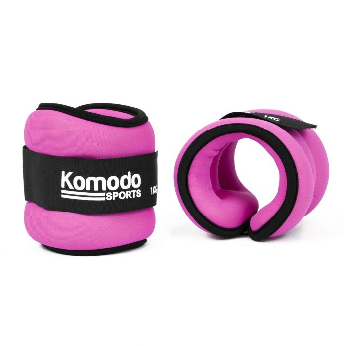 Neoprene Ankle Weights 1kg / 2kg or 3kg product packaging on clean background from Quintessential Holistic Health Ltd