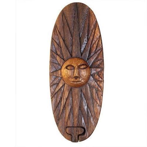 Sun Handmade Balinese Sheesham Suman Wood Magic Compartment Box with Meanings