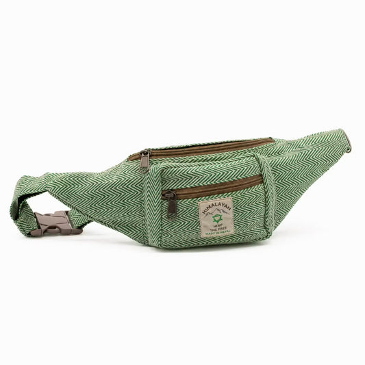 Sage eco-friendly hemp and cotton bum bag