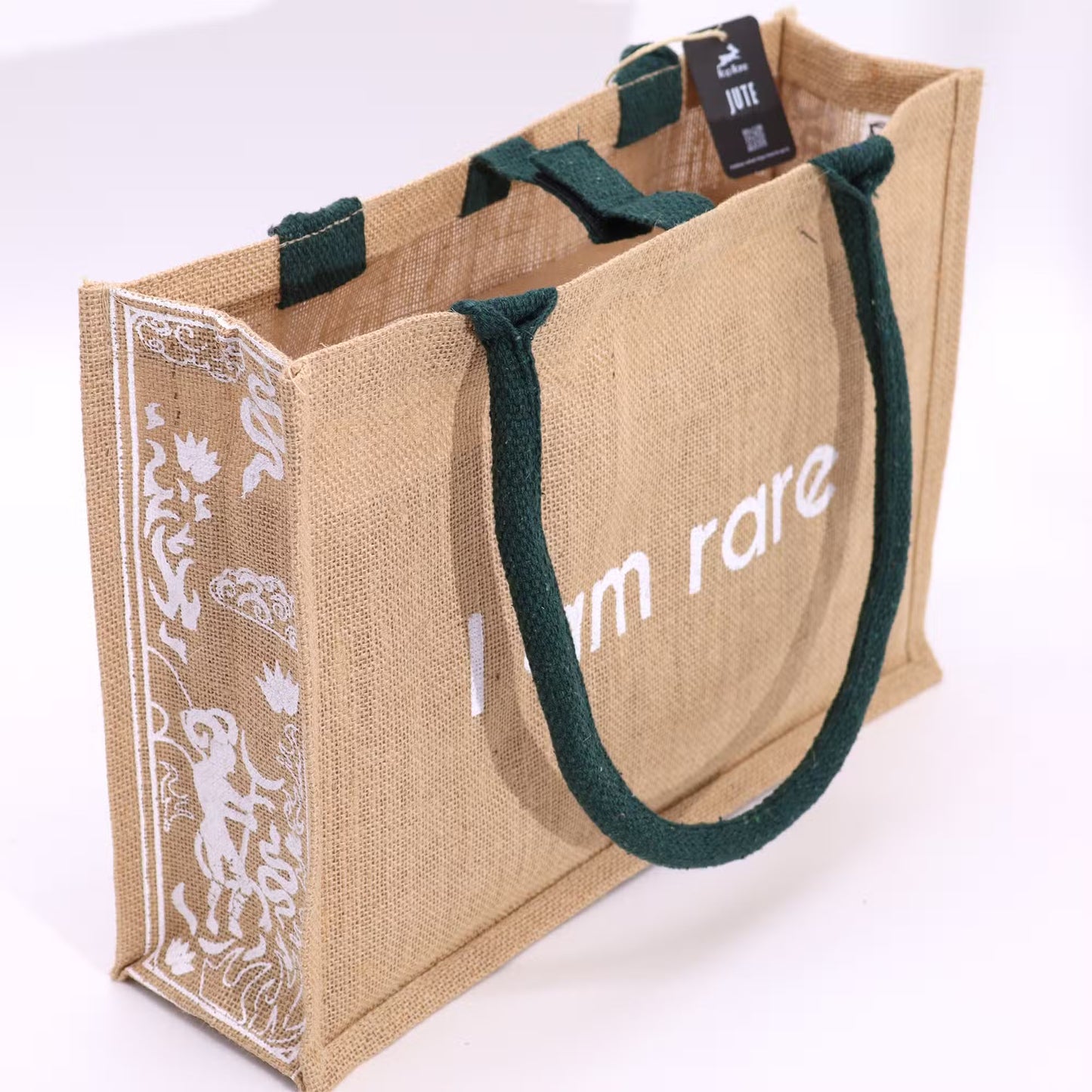 Eco-Friendly Jute Tote Bag - I Am Rare