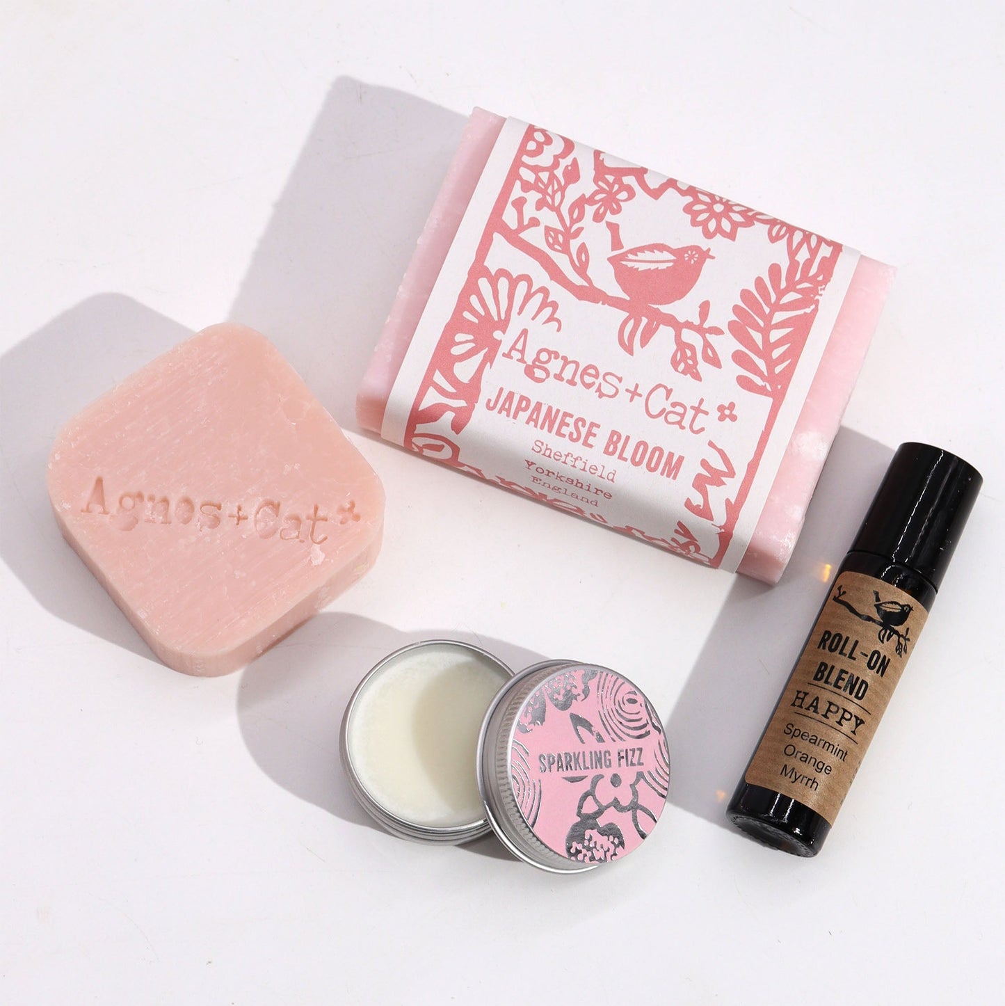 Handmade Personal Wellness Gift Set - Bloom and Bliss product packaging on clean background from Quintessential Holistic Health Ltd