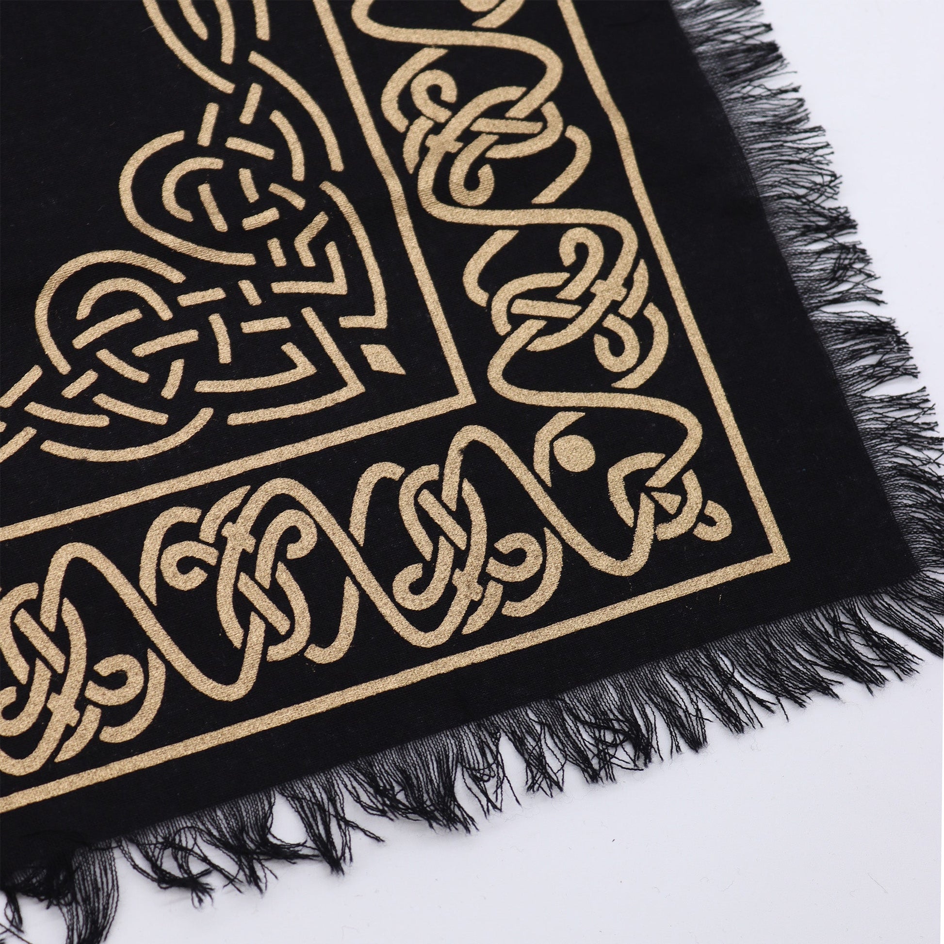 Esoteric Cotton Altar Cloth - Pentagon product packaging on clean background from Quintessential Holistic Health Ltd
