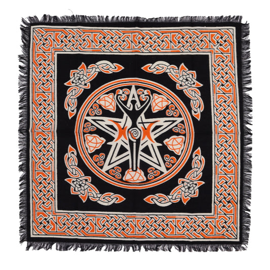 Esoteric Cotton Altar Cloth - Earth Mother product packaging on clean background from Quintessential Holistic Health Ltd