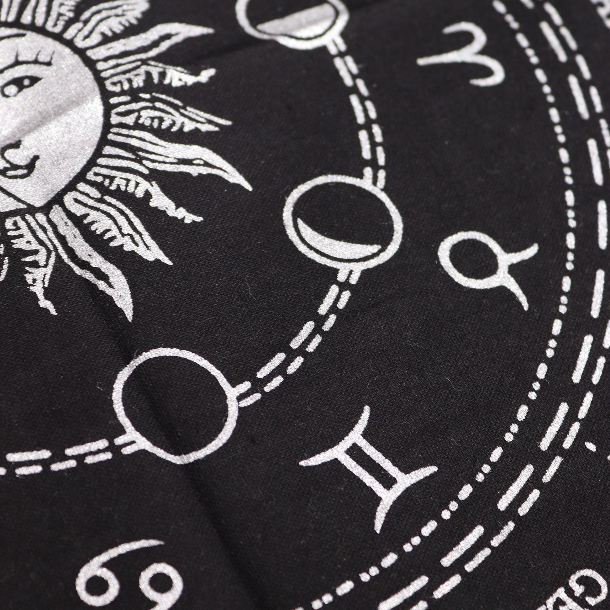 Esoteric Cotton Altar Cloth - Horoscope product packaging on clean background from Quintessential Holistic Health Ltd