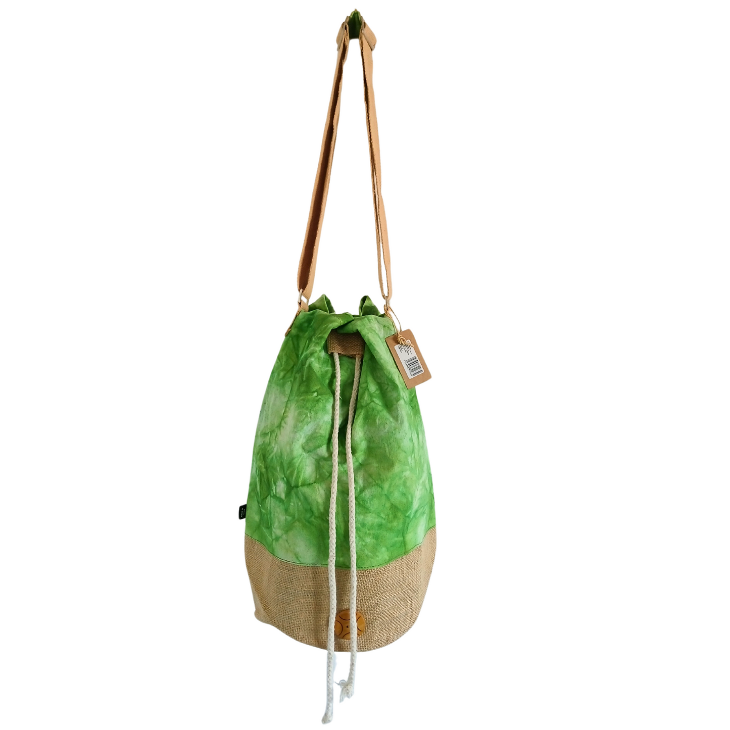 All Natural Backpack - Green Stonewash - Tree of Life product packaging on clean background from Quintessential Holistic Health Ltd