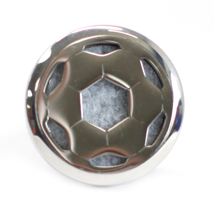 Car Essential Oil Air Freshener Diffuser Kit inc 10 Refill Pads - Football product packaging on clean background from Quintessential Holistic Health Ltd