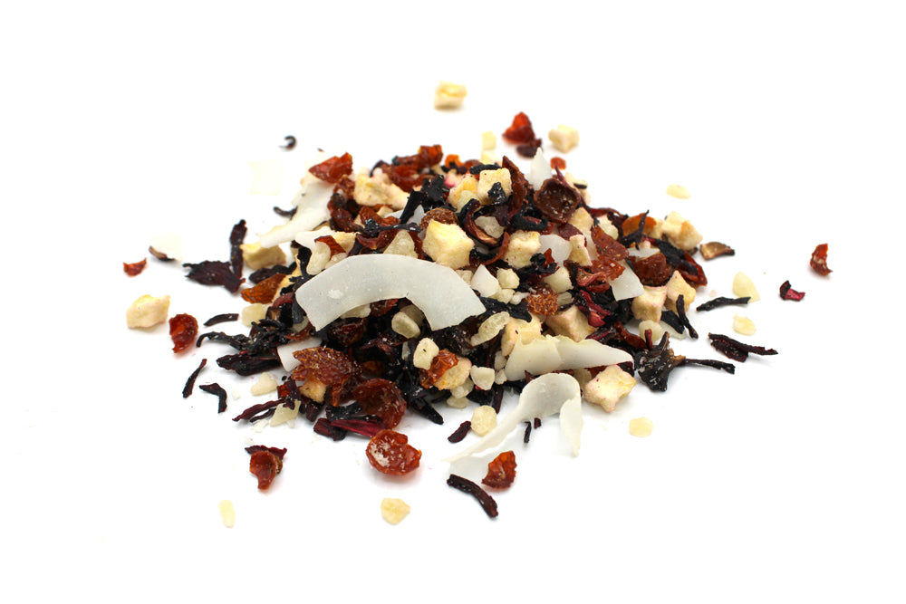 1Kg Hidden Islands Blend Artisan Tea product packaging on clean background from Quintessential Holistic Health Ltd