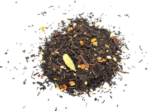 1Kg Black Magic Blend Artisan Tea product packaging on clean background from Quintessential Holistic Health Ltd