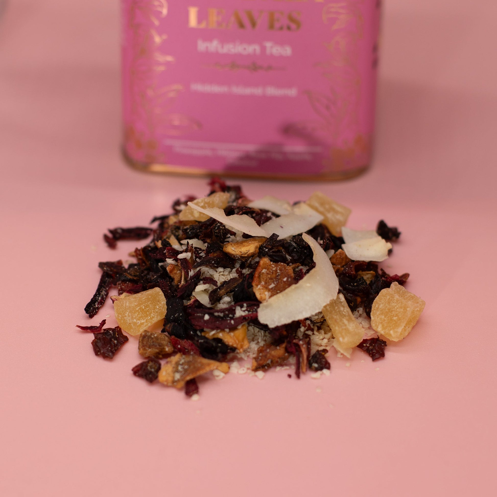50g Hidden Islands Blend Artisan Tea product packaging on clean background from Quintessential Holistic Health Ltd