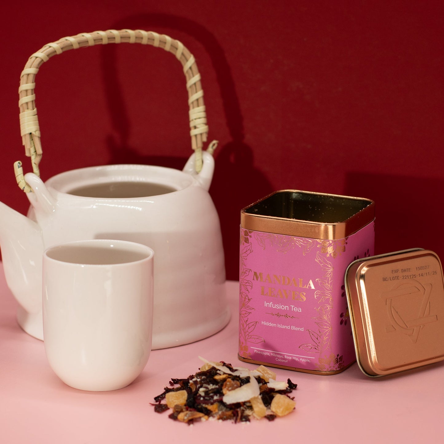 50g Hidden Islands Blend Artisan Tea product packaging on clean background from Quintessential Holistic Health Ltd