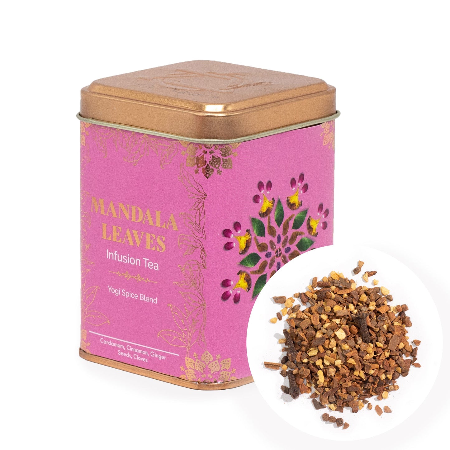 50g Yogi Spice Blend Artisan Tea product packaging on clean background from Quintessential Holistic Health Ltd