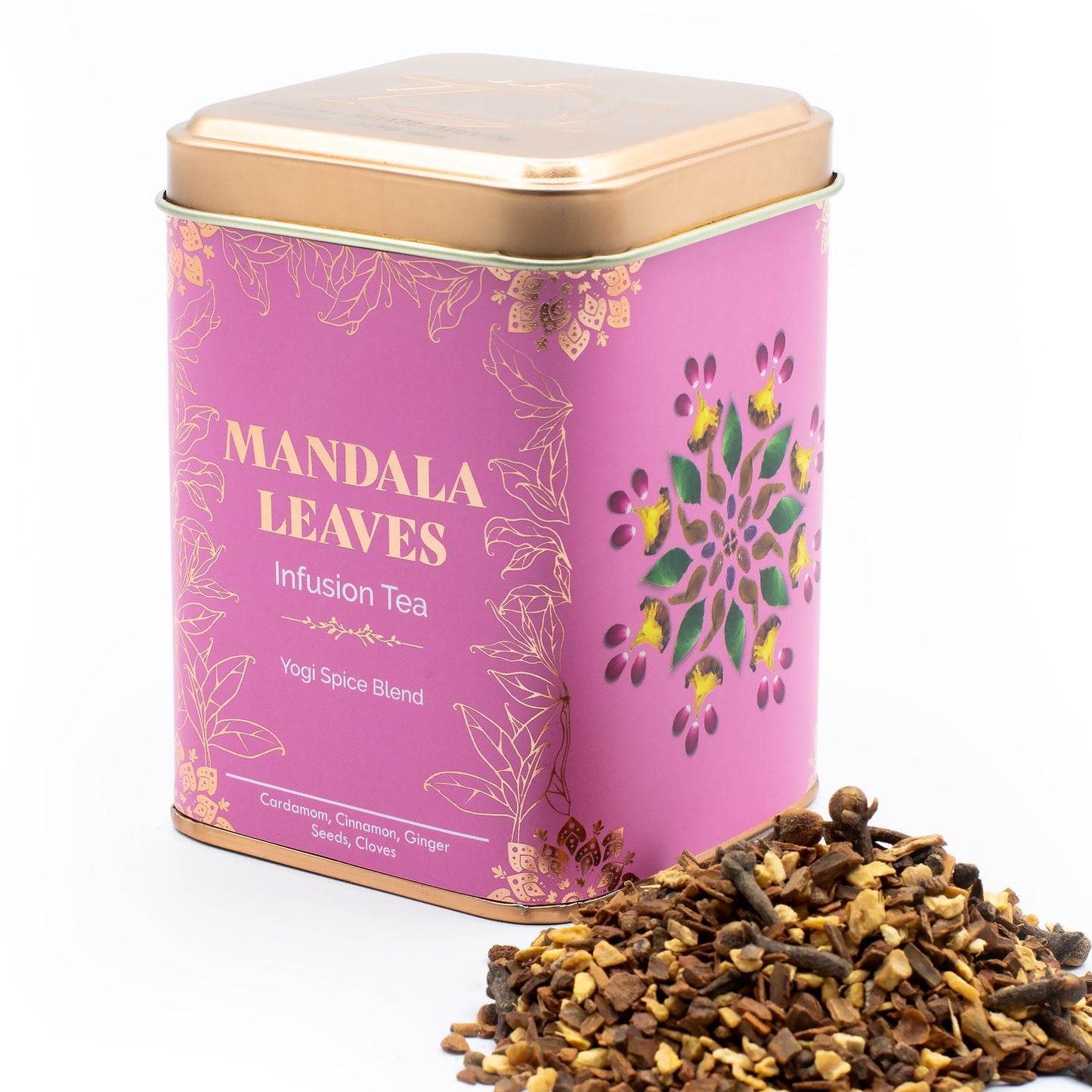 50g Yogi Spice Blend Artisan Tea product packaging on clean background from Quintessential Holistic Health Ltd