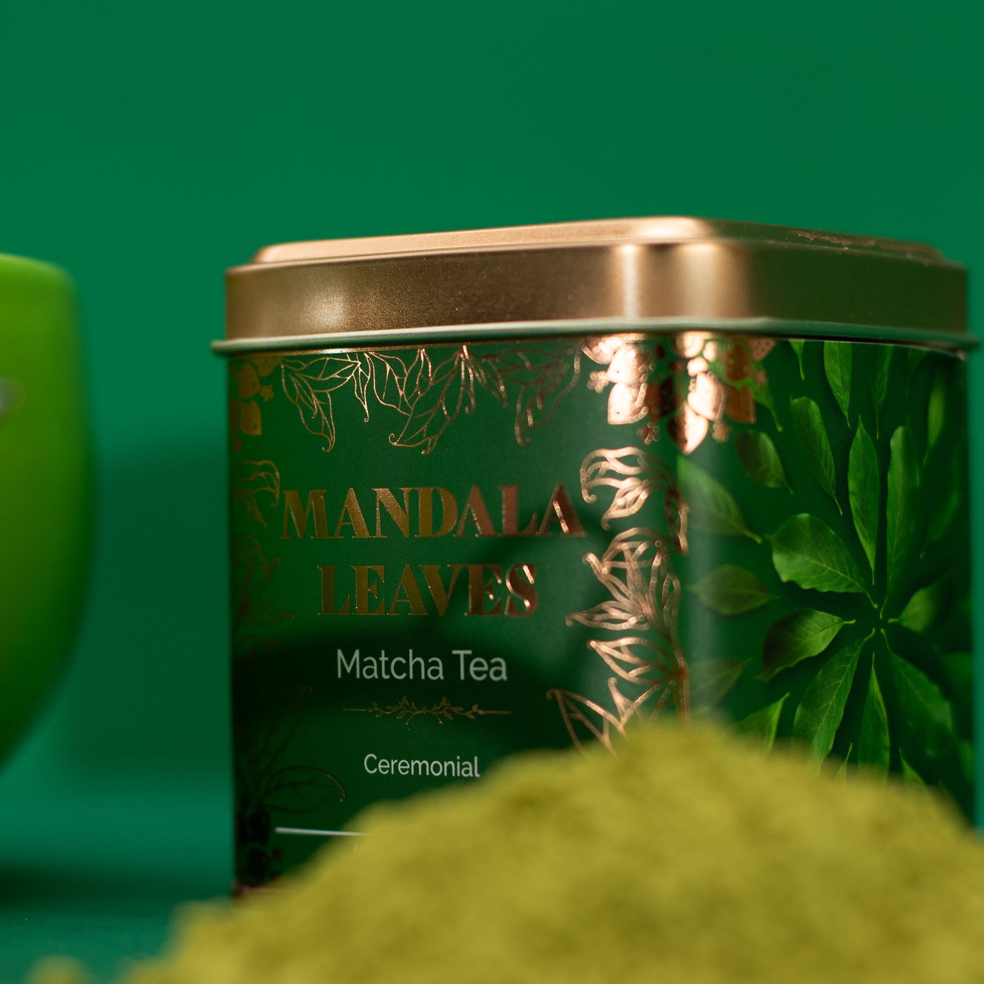 50g Organic Ceremonial Matcha Green Tea product packaging on clean background from Quintessential Holistic Health Ltd