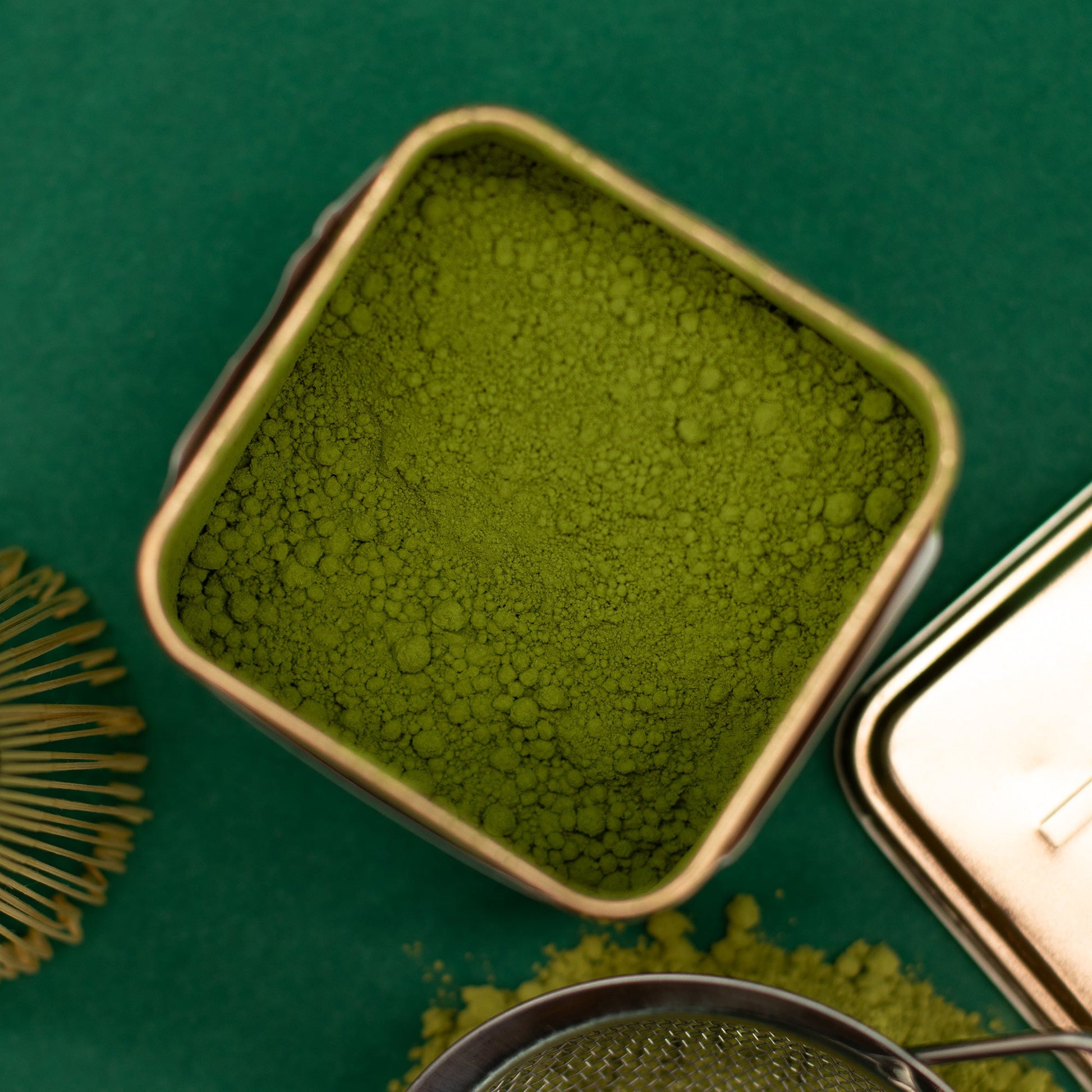 50g Organic Ceremonial Matcha Green Tea product packaging on clean background from Quintessential Holistic Health Ltd