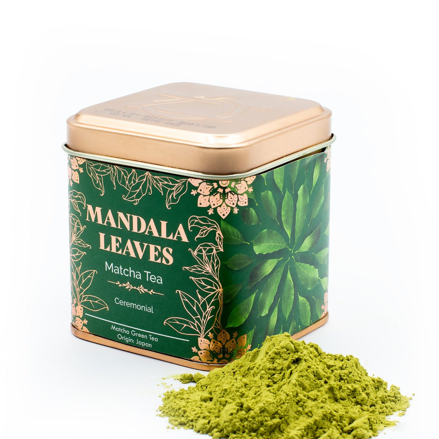 50g Organic Ceremonial Matcha Green Tea product packaging on clean background from Quintessential Holistic Health Ltd