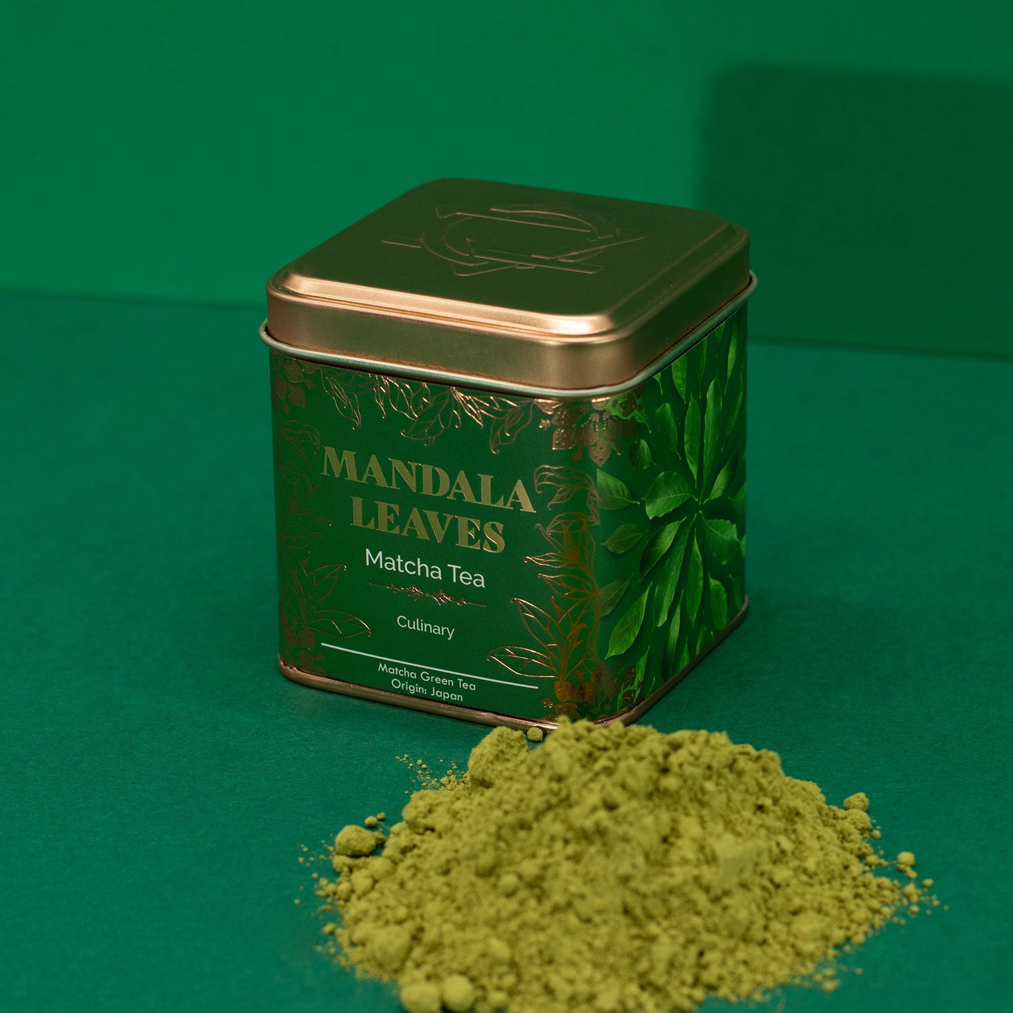 50g Organic Culinary Matcha Green Tea product packaging on clean background from Quintessential Holistic Health Ltd