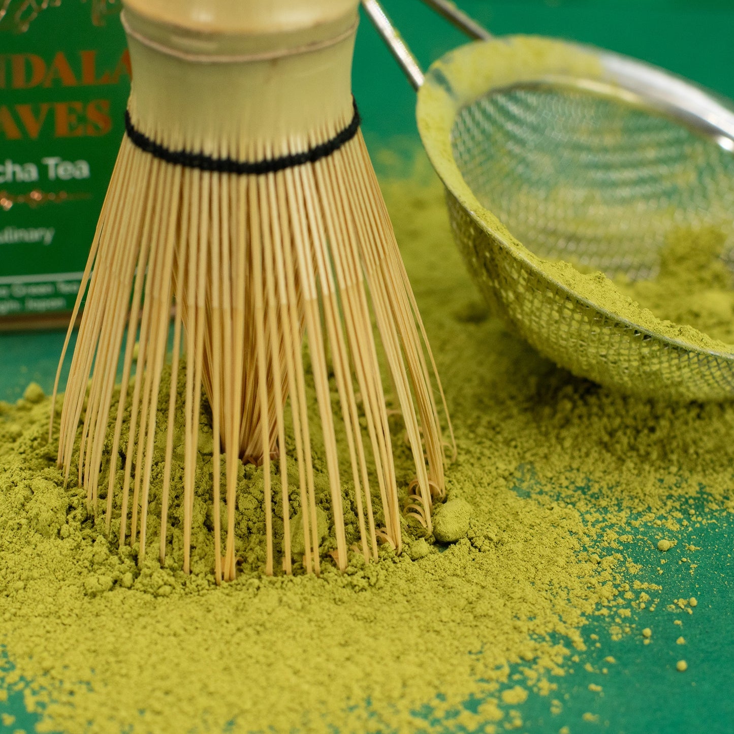 50g Organic Culinary Matcha Green Tea product packaging on clean background from Quintessential Holistic Health Ltd