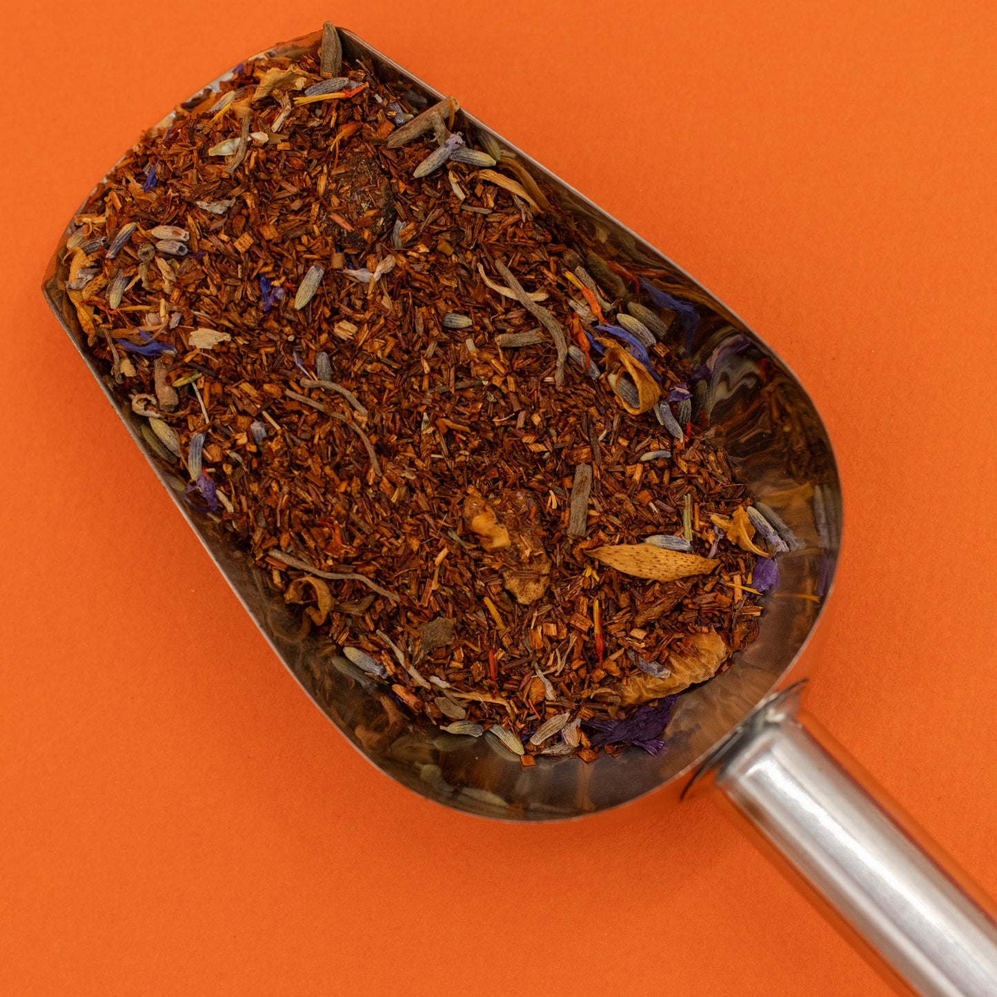 50g Red Bush Relax Blend Artisan Tea product packaging on clean background from Quintessential Holistic Health Ltd