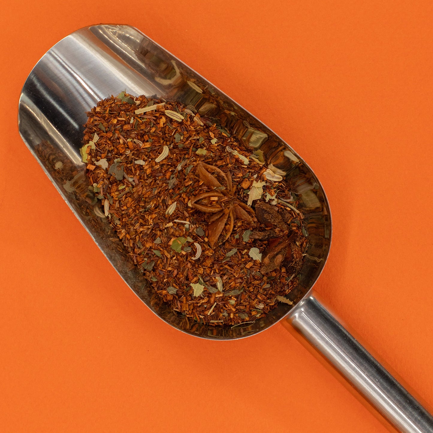 50g Red Bush Digestive Blend Artisan Tea product packaging on clean background from Quintessential Holistic Health Ltd