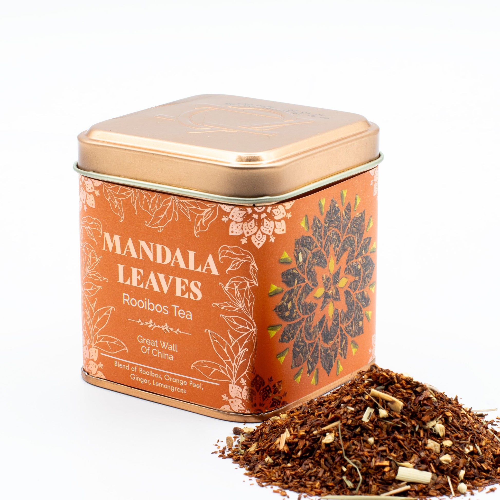 50g Rooibos Eco Great Wall of China Blend Artisan Tea product packaging on clean background from Quintessential Holistic Health Ltd
