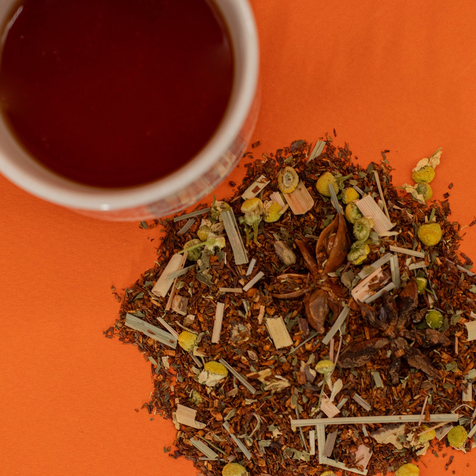 50g Organic Biodigest Rooibos Blend Artisan Tea product packaging on clean background from Quintessential Holistic Health Ltd