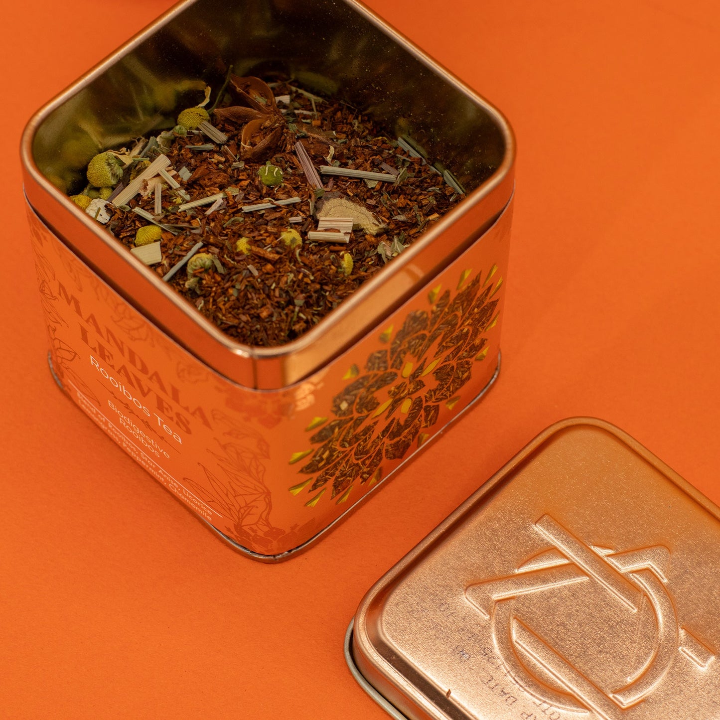 50g Organic Biodigest Rooibos Blend Artisan Tea product packaging on clean background from Quintessential Holistic Health Ltd