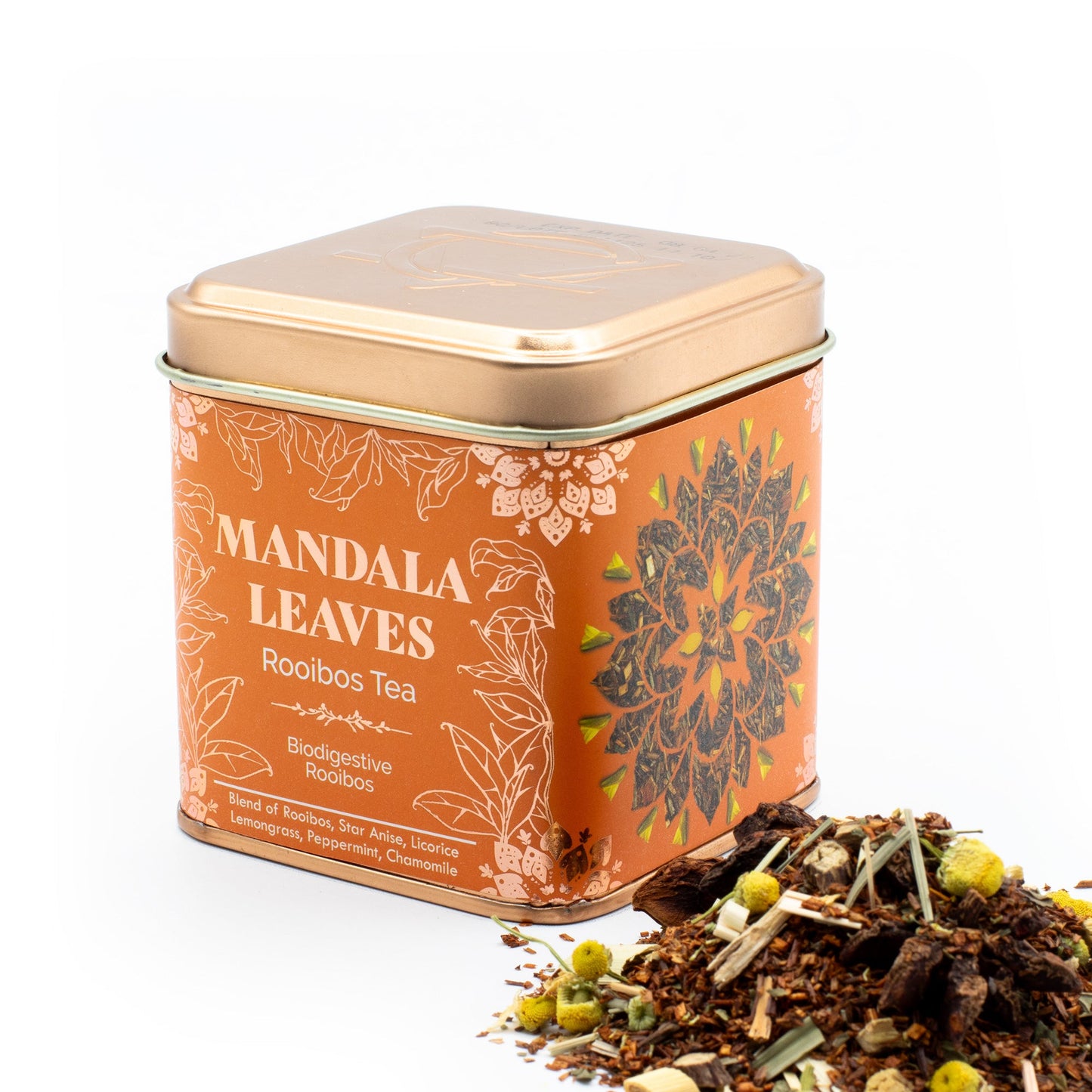 50g Organic Biodigest Rooibos Blend Artisan Tea product packaging on clean background from Quintessential Holistic Health Ltd
