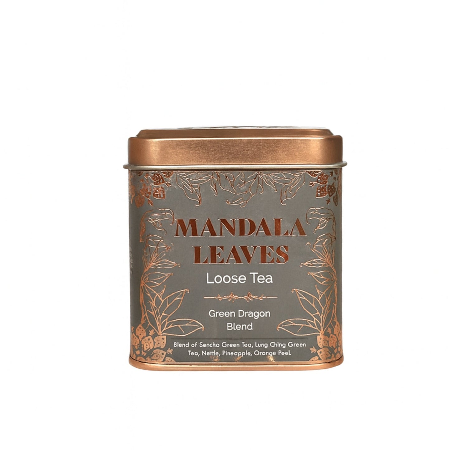 50g Green Dragon Blend Artisan Tea product packaging on clean background from Quintessential Holistic Health Ltd