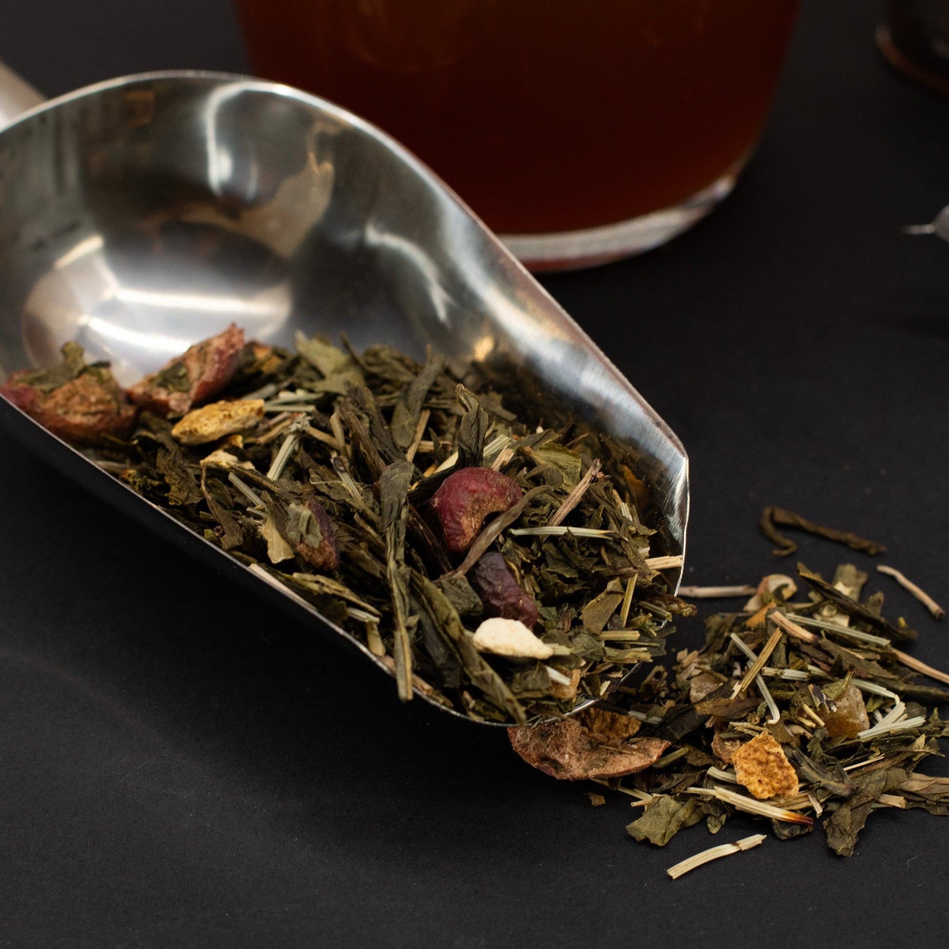 50g Green Dragon Blend Artisan Tea product packaging on clean background from Quintessential Holistic Health Ltd