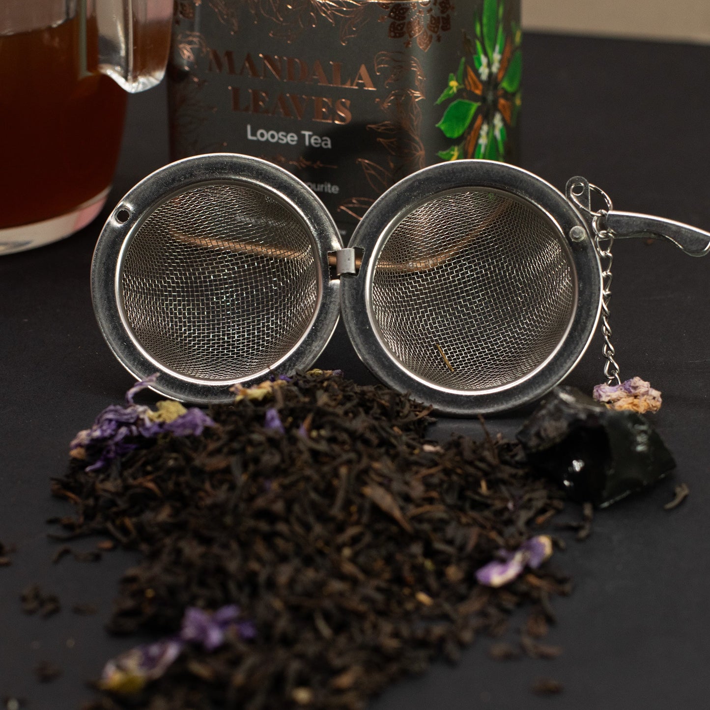 50g Merlin's Favourite Earl Grey Blend Artisan Tea product packaging on clean background from Quintessential Holistic Health Ltd