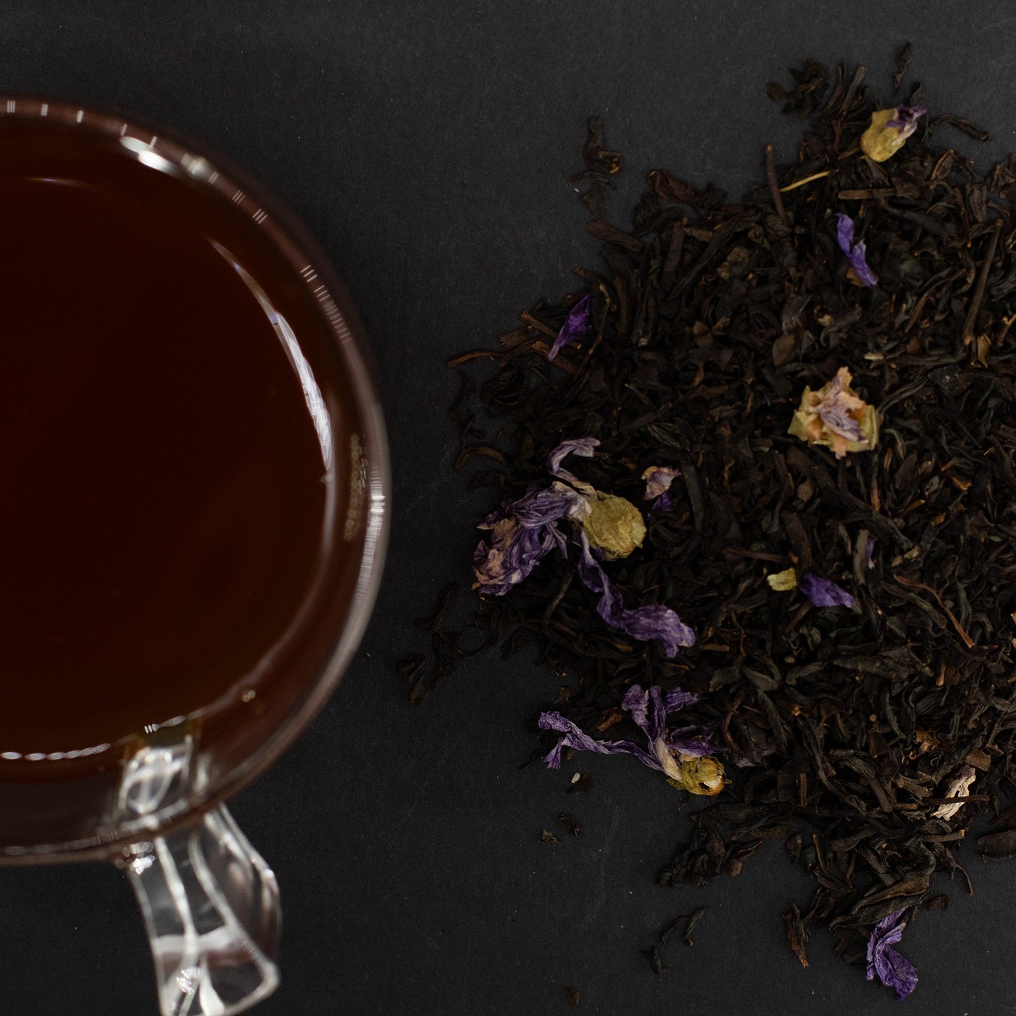 50g Merlin's Favourite Earl Grey Blend Artisan Tea product packaging on clean background from Quintessential Holistic Health Ltd