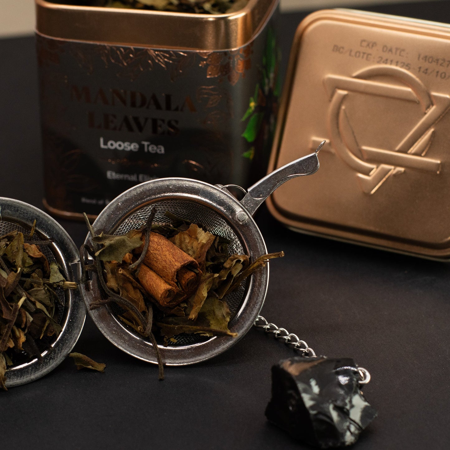 50g Ethernal Elixir Blend Artisan Tea product packaging on clean background from Quintessential Holistic Health Ltd