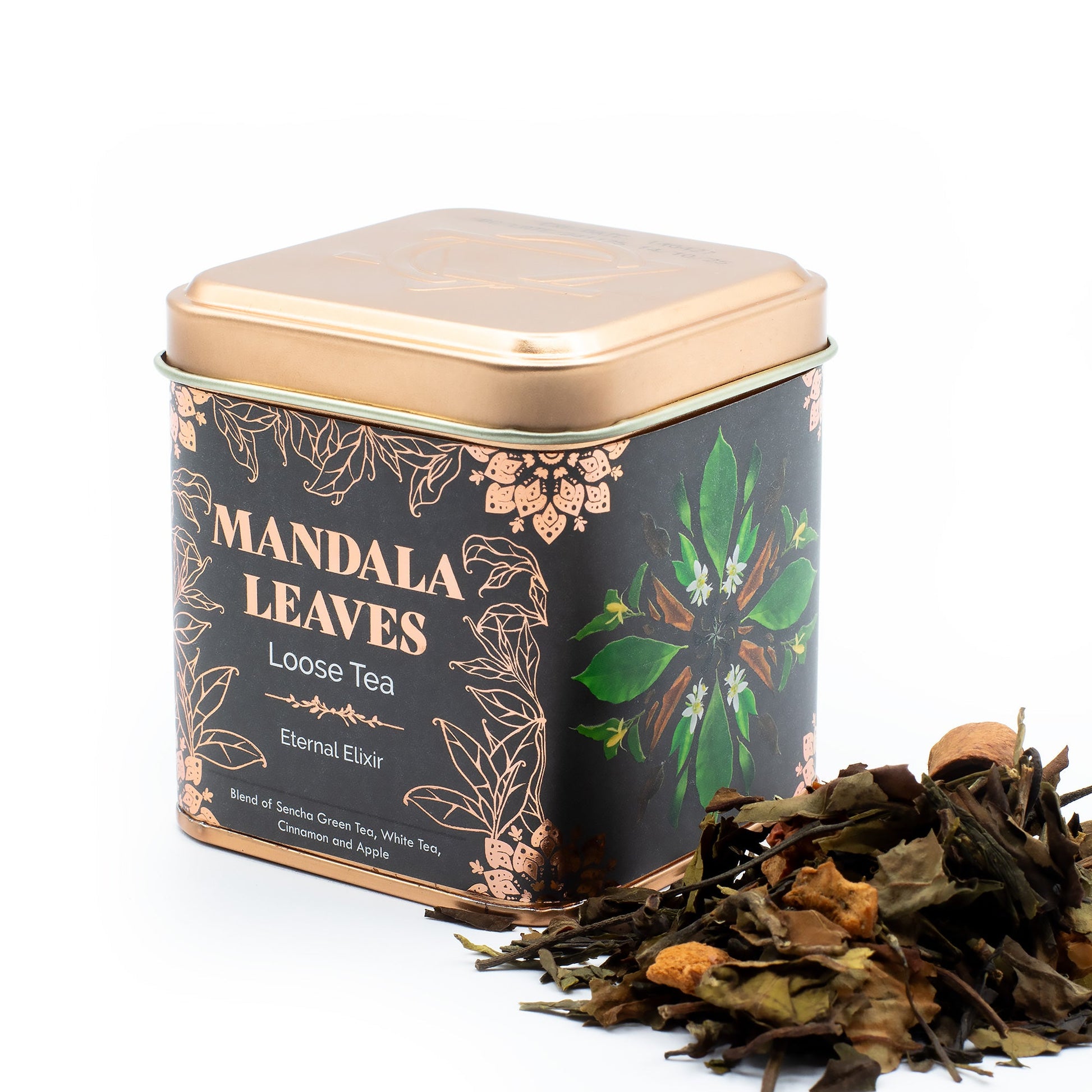 50g Ethernal Elixir Blend Artisan Tea product packaging on clean background from Quintessential Holistic Health Ltd