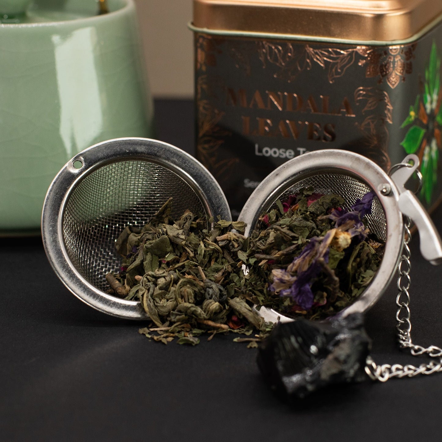 50g Serenity Souk Blend Blend Artisan Tea product packaging on clean background from Quintessential Holistic Health Ltd