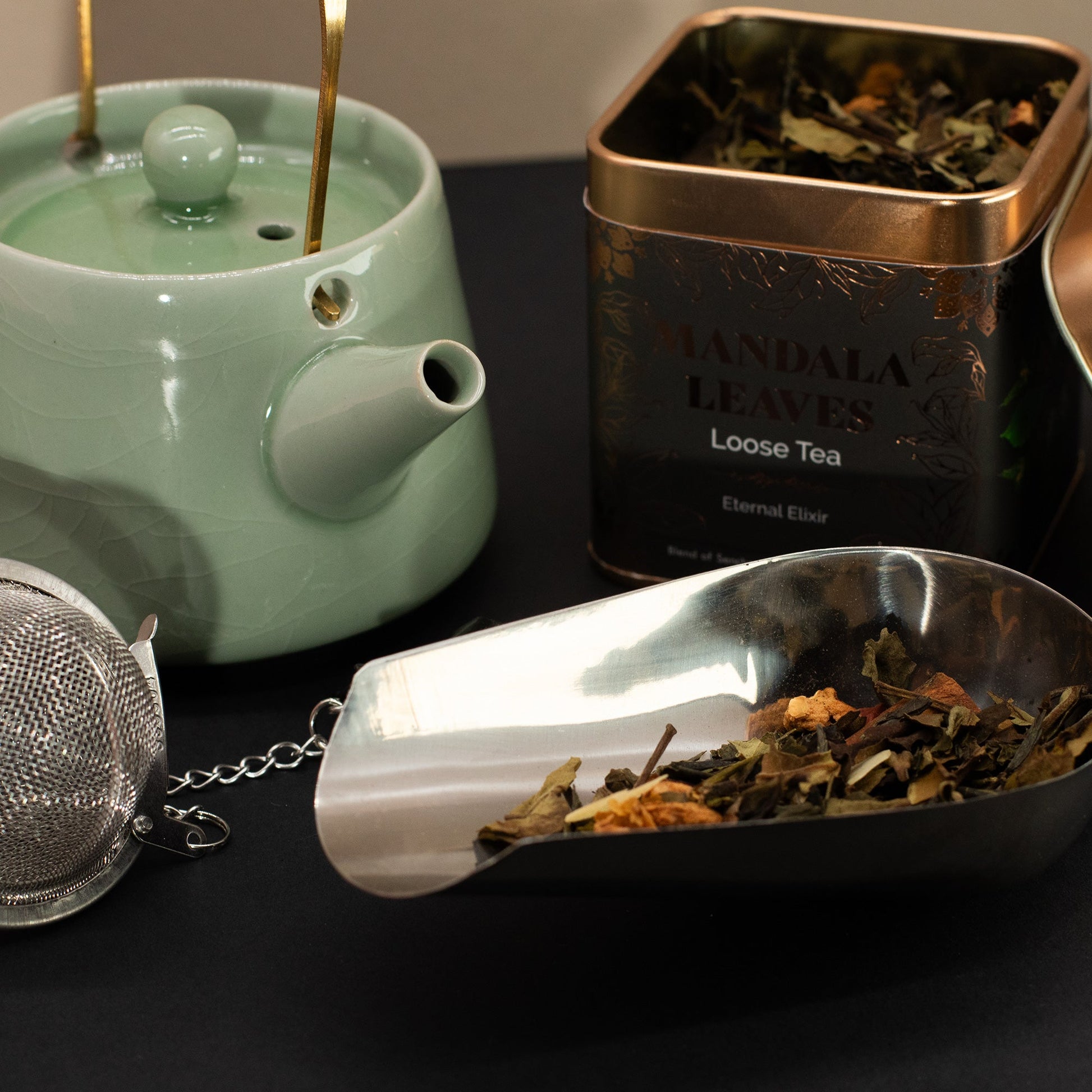 50g Serenity Souk Blend Blend Artisan Tea product packaging on clean background from Quintessential Holistic Health Ltd