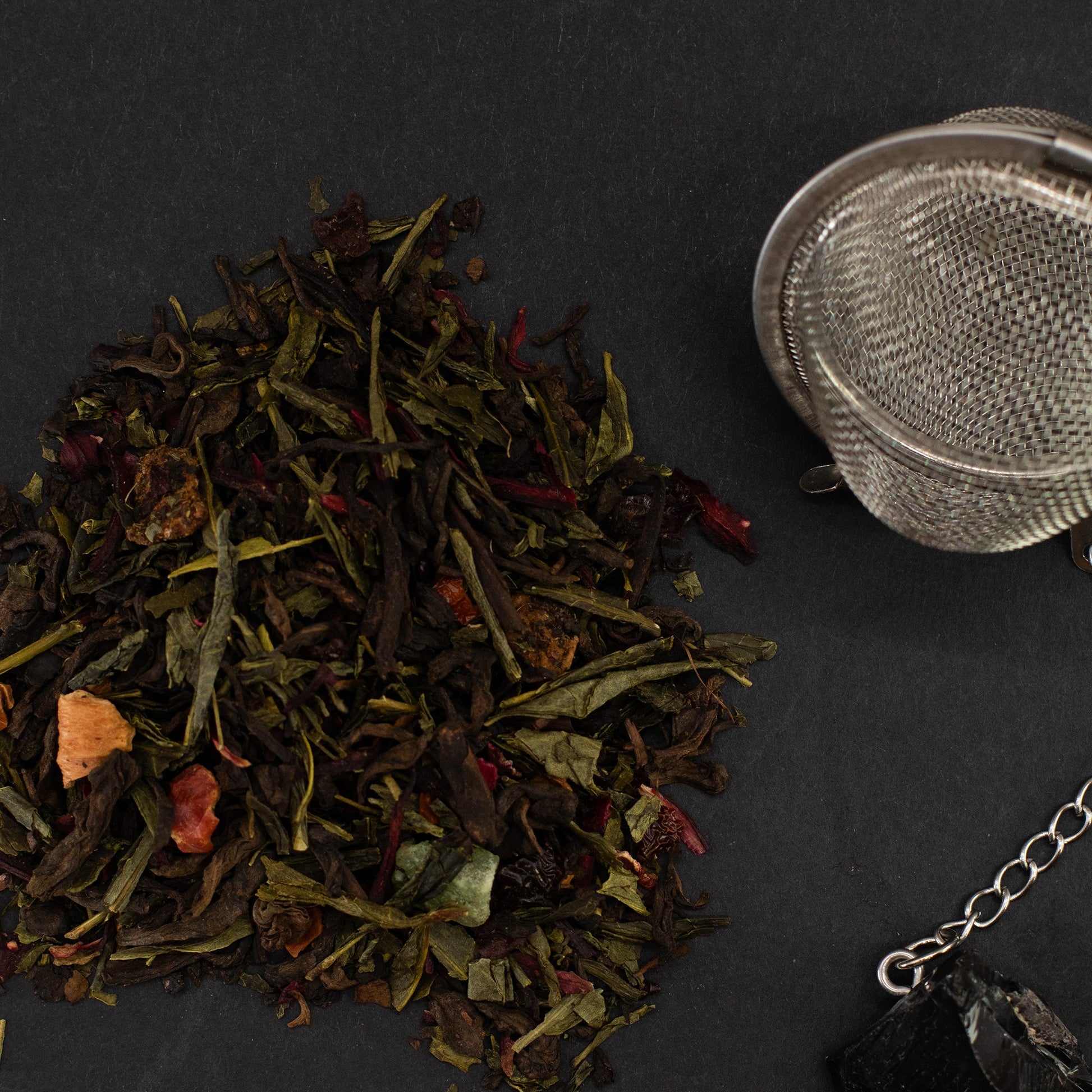 50g Mid-Summer Magic Blend Artisan Tea product packaging on clean background from Quintessential Holistic Health Ltd