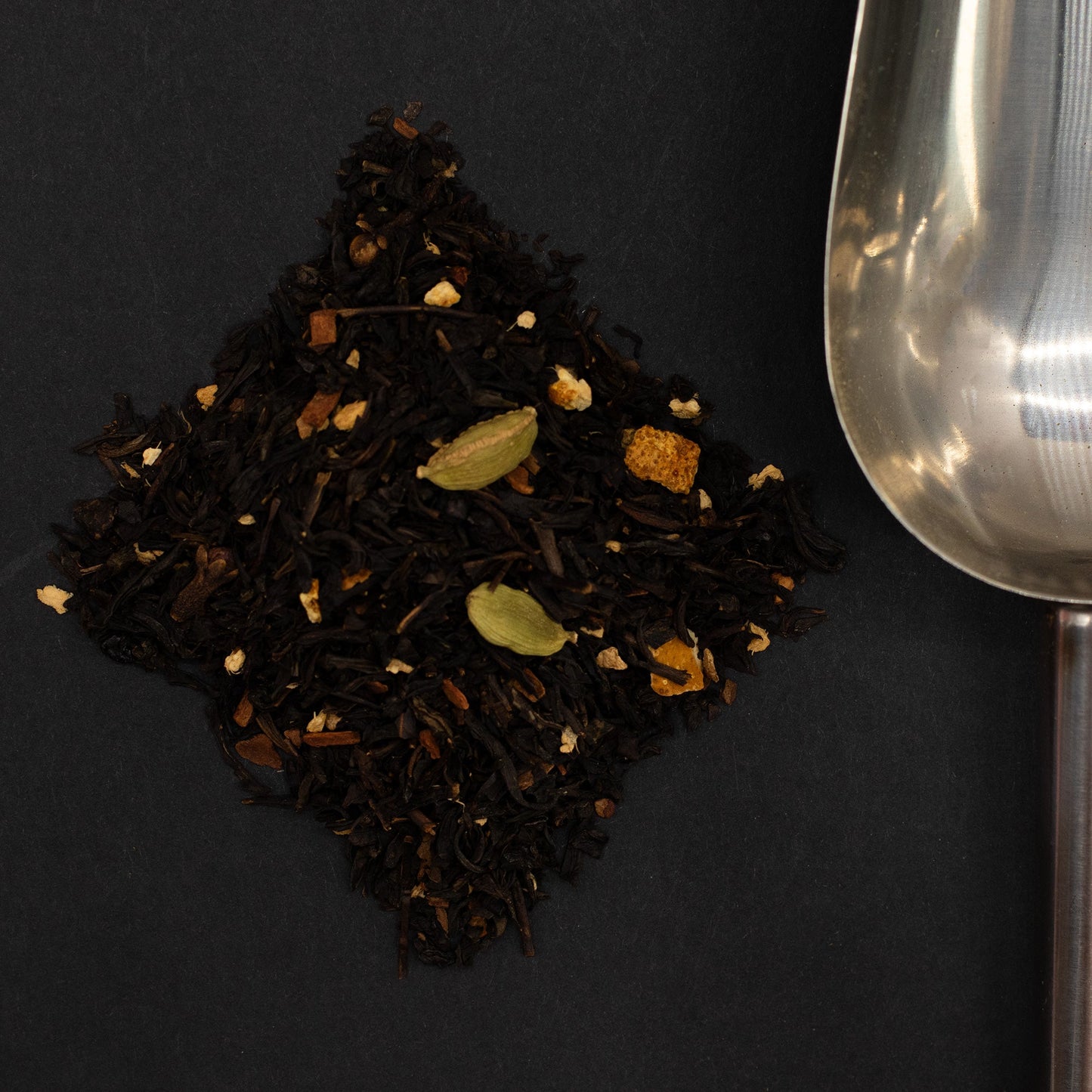 50g Black Magic Blend Artisan Tea product packaging on clean background from Quintessential Holistic Health Ltd