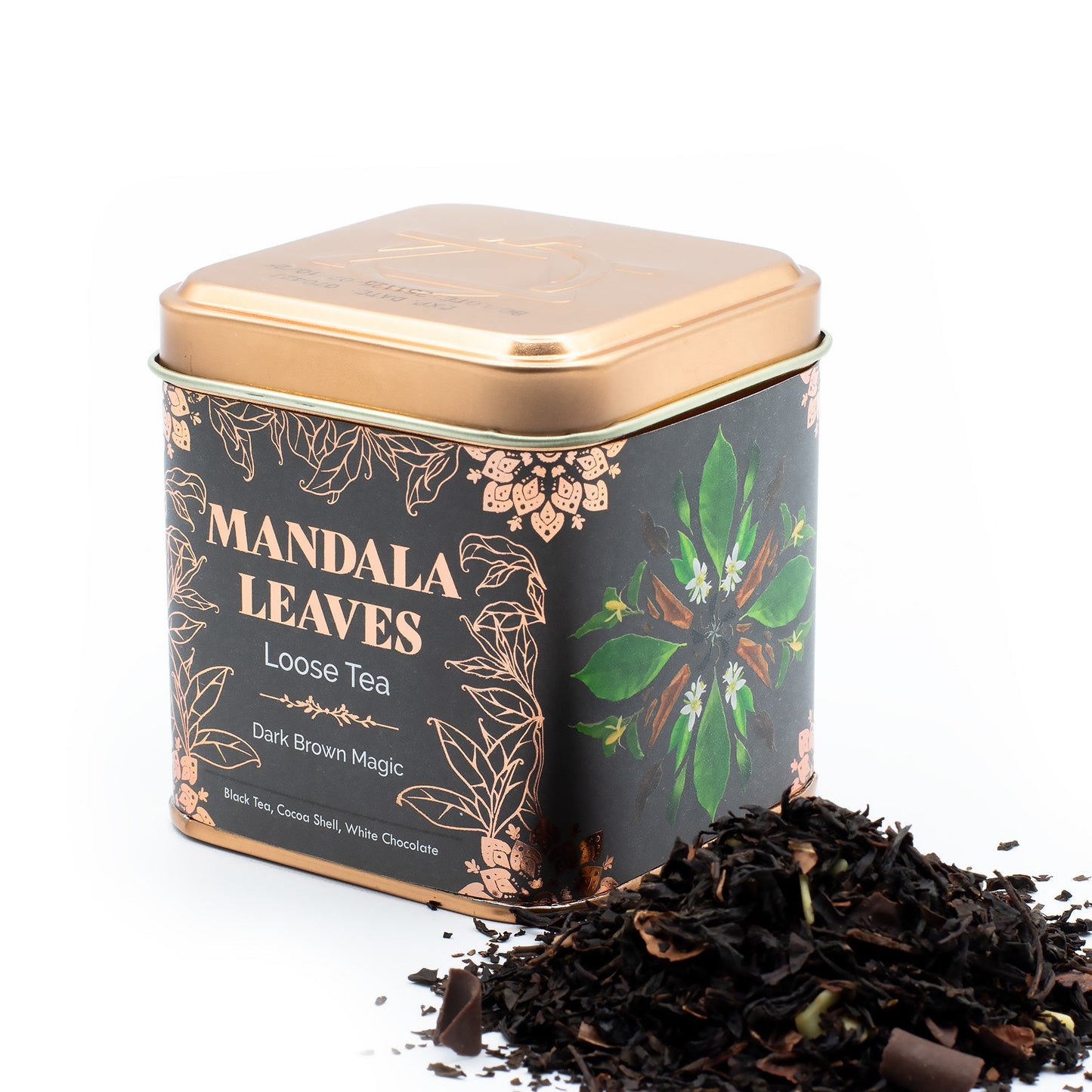 50g Dark Brown Magic Blend Artisan Tea product packaging on clean background from Quintessential Holistic Health Ltd