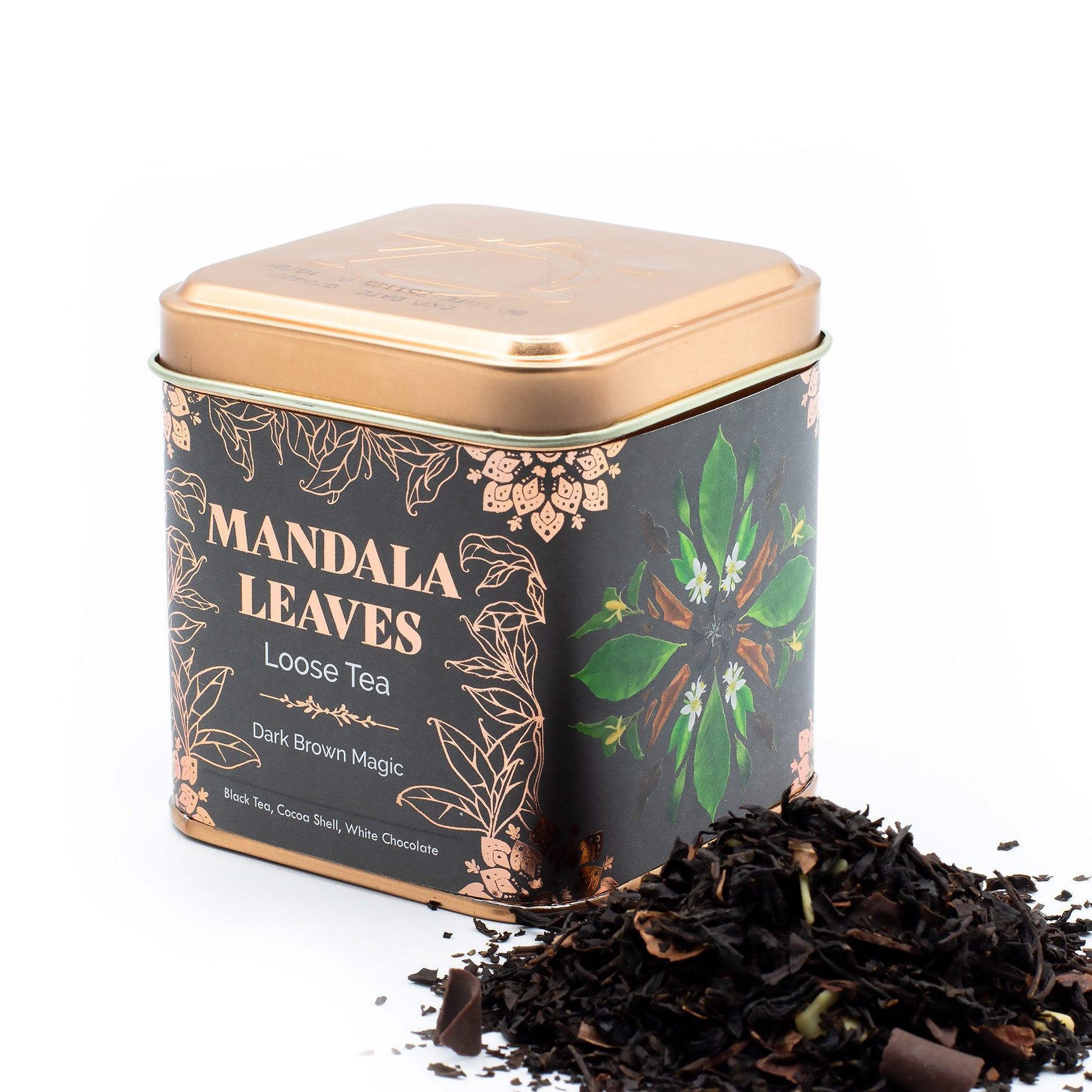 50g Dark Brown Magic Blend Artisan Tea product packaging on clean background from Quintessential Holistic Health Ltd
