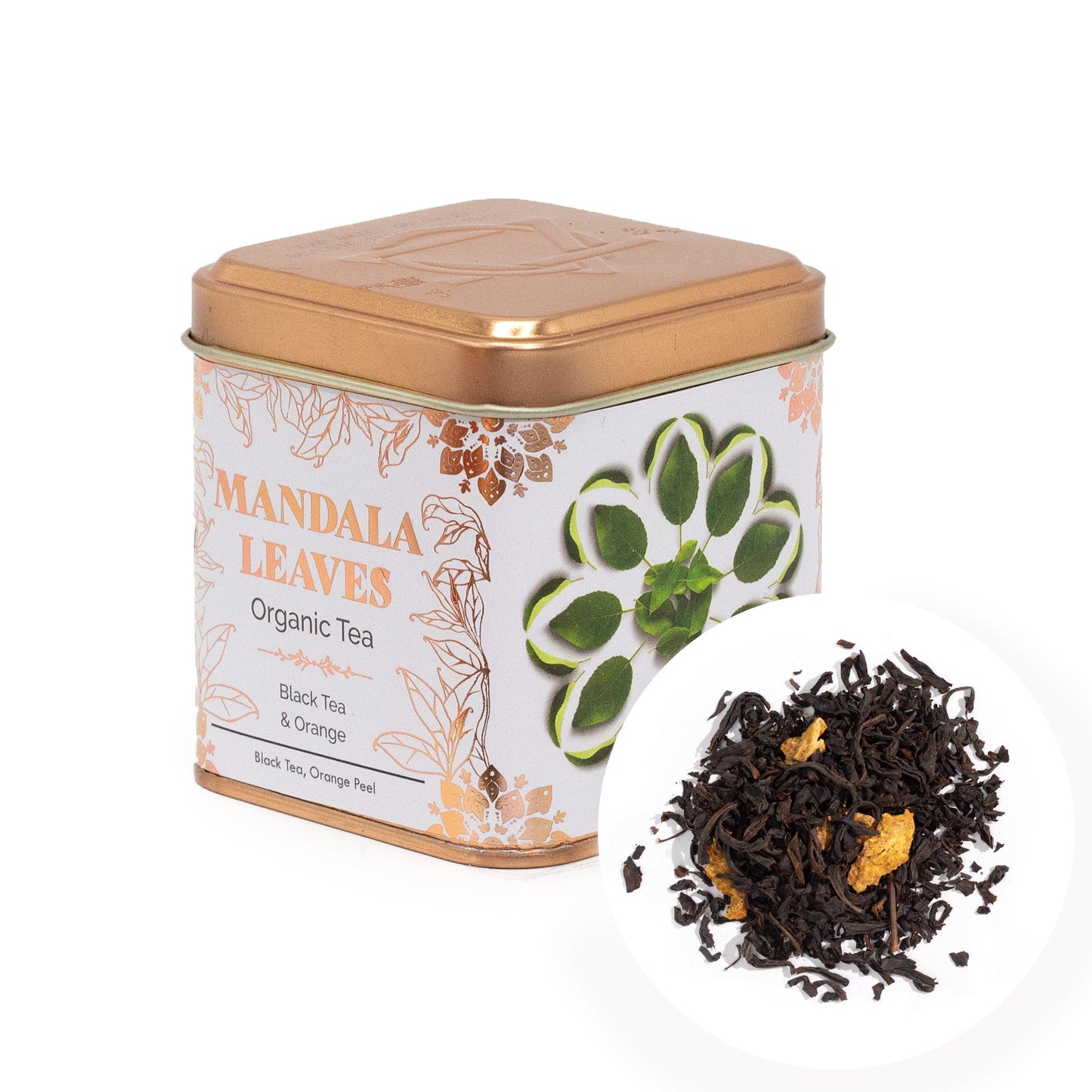 50g Organic Narnaja Black Blend Artisan Tea product packaging on clean background from Quintessential Holistic Health Ltd