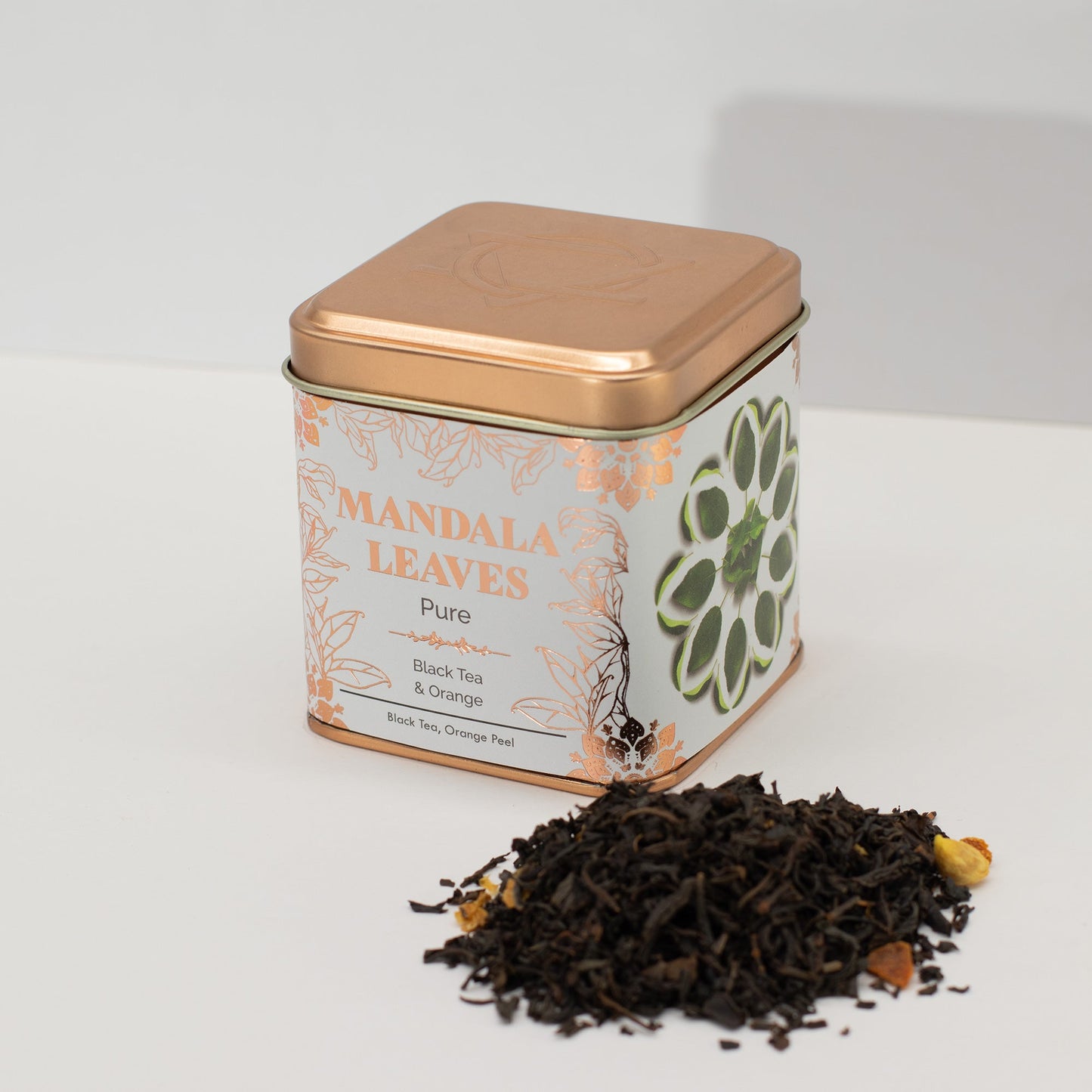 50g Organic Narnaja Black Blend Artisan Tea product packaging on clean background from Quintessential Holistic Health Ltd