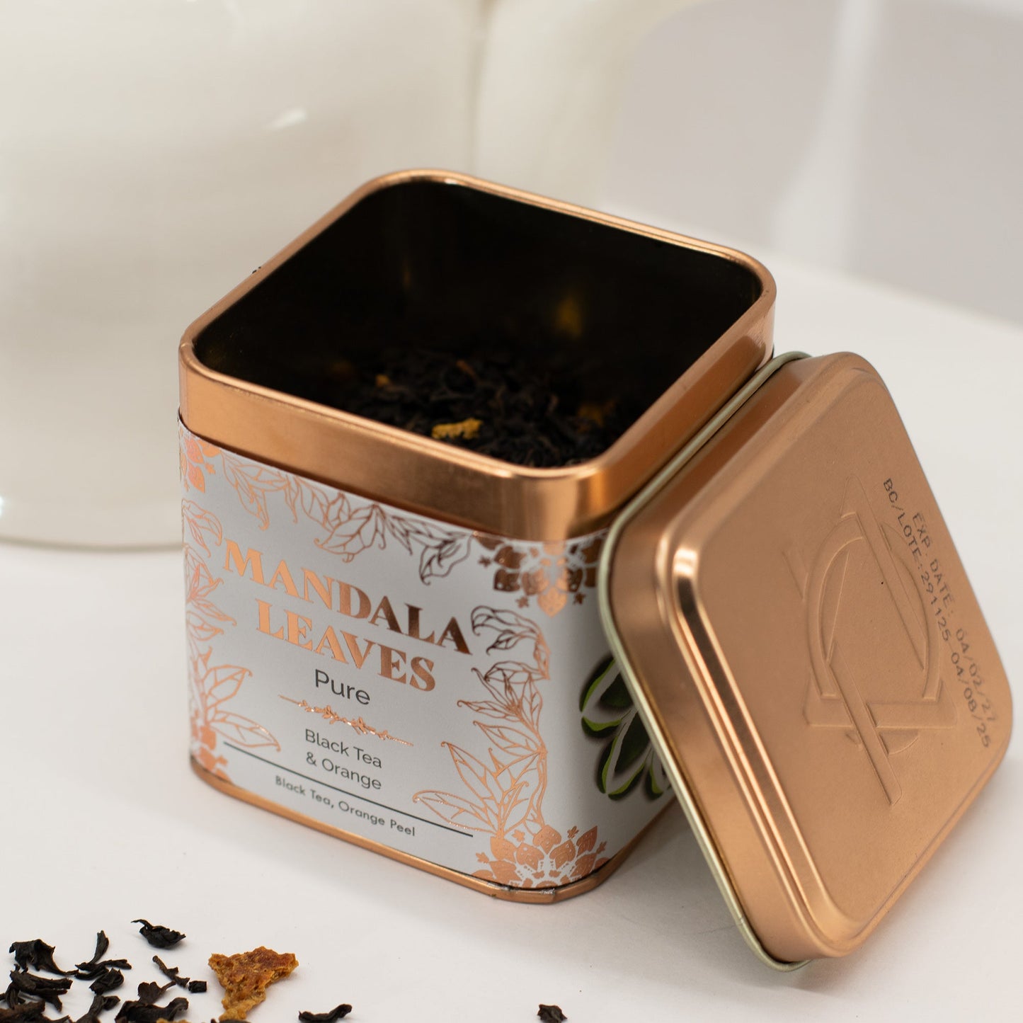 50g Organic Narnaja Black Blend Artisan Tea product packaging on clean background from Quintessential Holistic Health Ltd