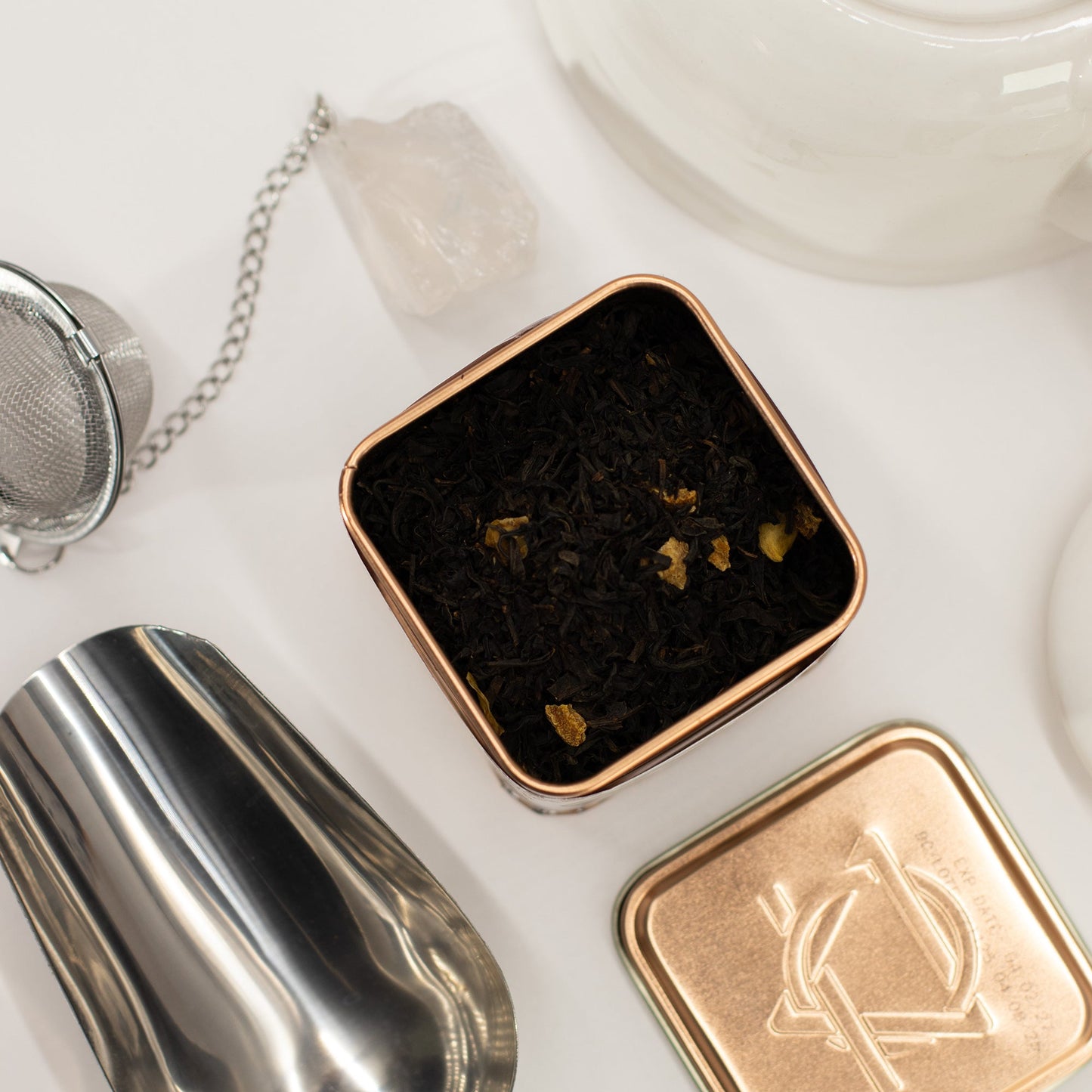 50g Organic Narnaja Black Blend Artisan Tea product packaging on clean background from Quintessential Holistic Health Ltd