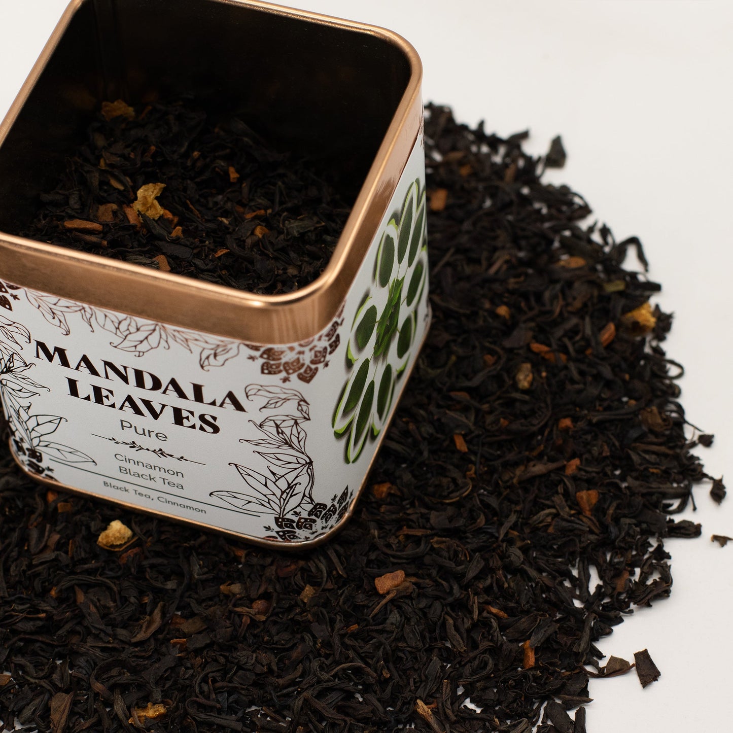 50g Organic Narnaja Black Blend Artisan Tea product packaging on clean background from Quintessential Holistic Health Ltd