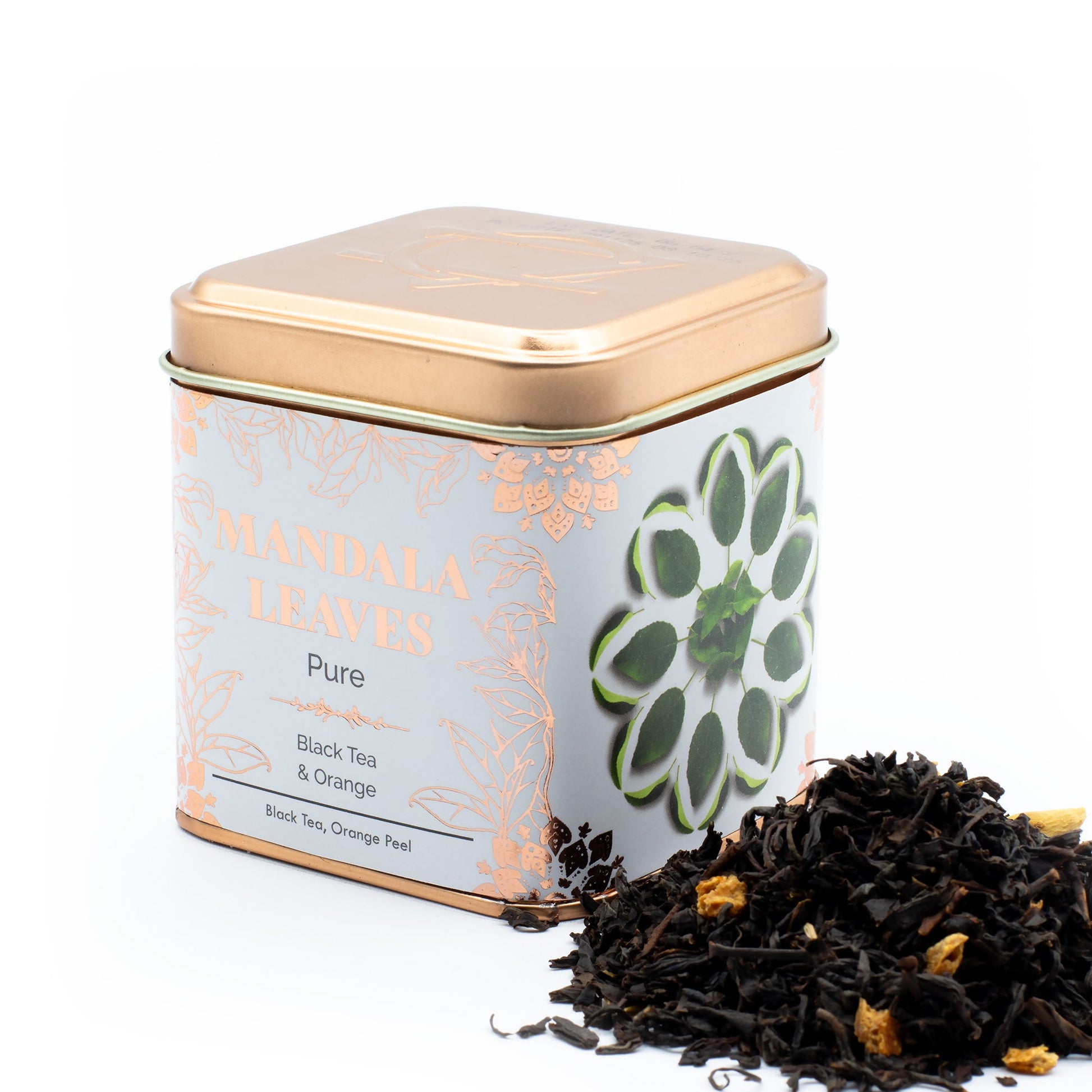 50g Organic Narnaja Black Blend Artisan Tea product packaging on clean background from Quintessential Holistic Health Ltd