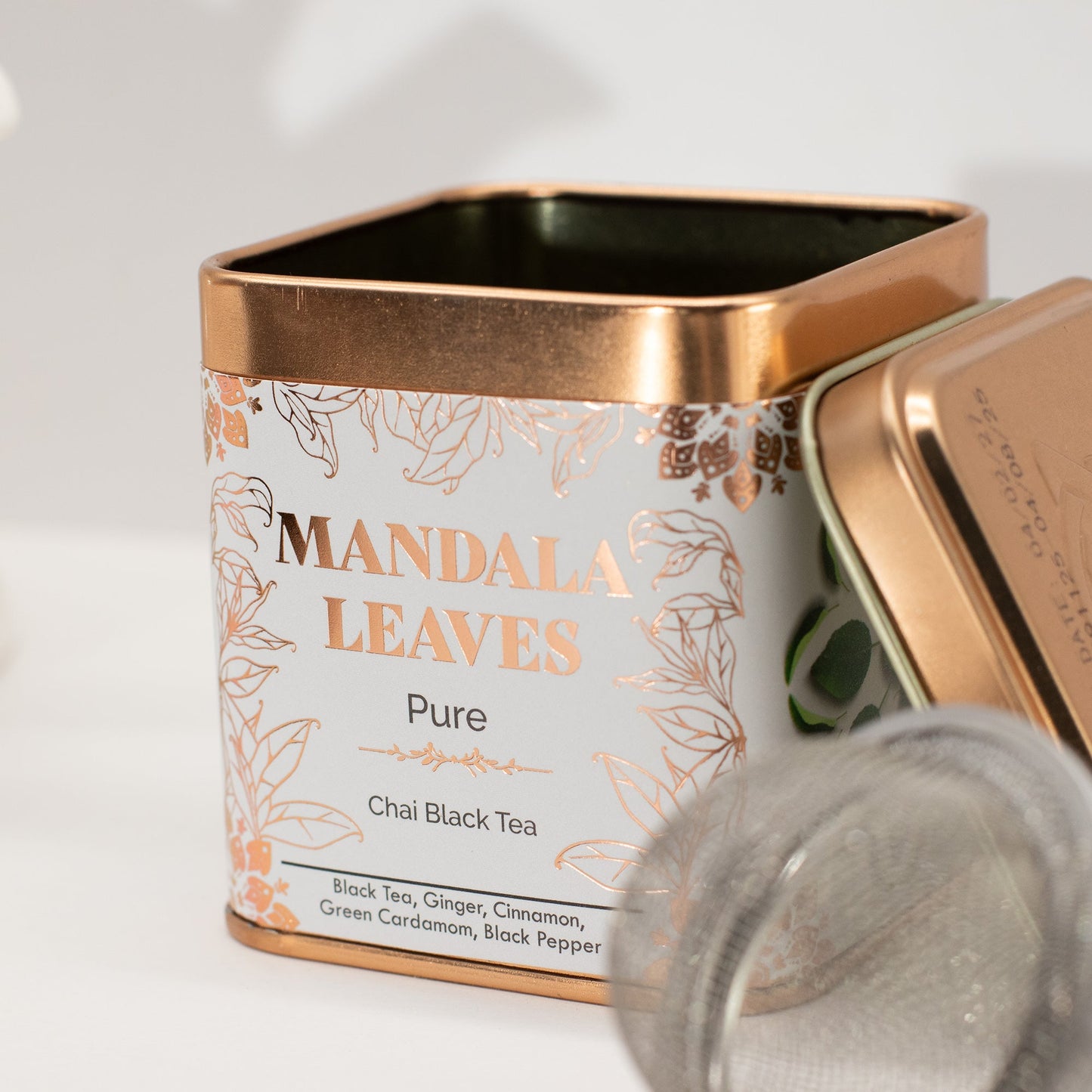 50g Organic Chai Black Blend Artisan Tea product packaging on clean background from Quintessential Holistic Health Ltd
