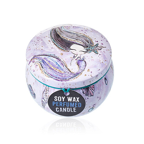 Soy Wax Sea Life Art Tin Candles 120g
