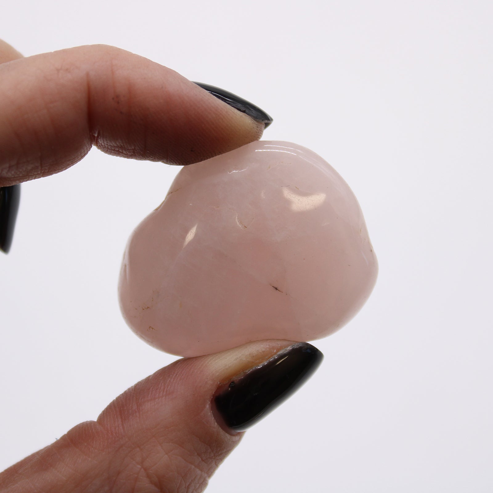 12 x Polished Natural Tumble Stones - Medium / Rose Quartz product packaging on clean background from Quintessential Holistic Health Ltd