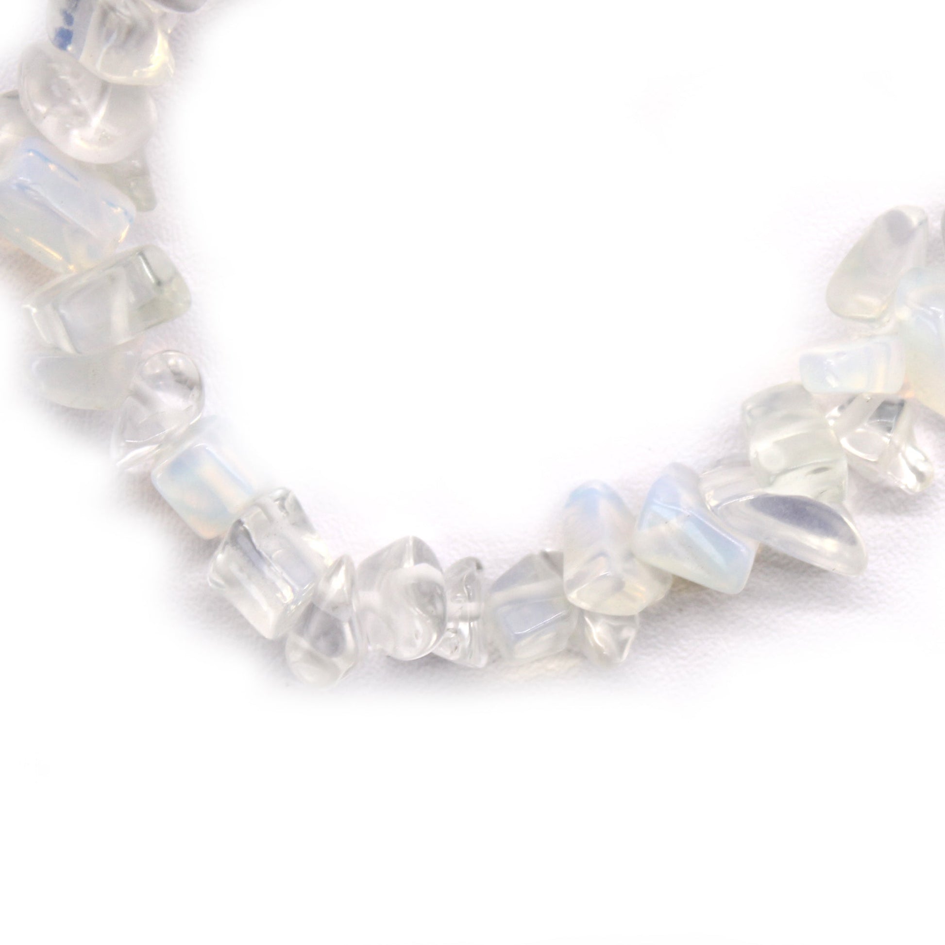 Chip Stone Bracelet - Opalite product packaging on clean background from Quintessential Holistic Health Ltd